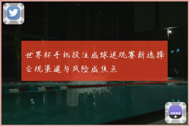世界杯手机投注成球迷观赛新选择合规渠道与风险成焦点